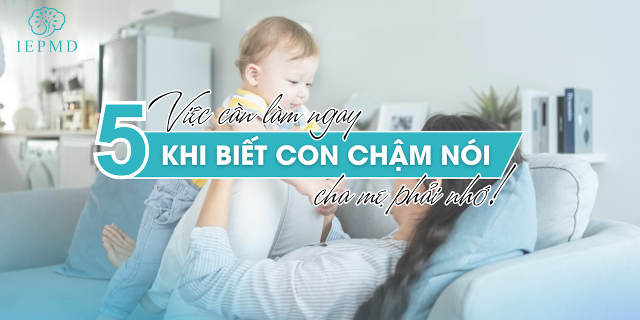hình ảnh trẻ chậm nói