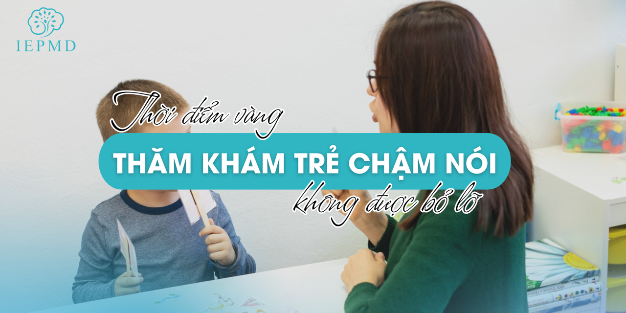 hình ảnh trẻ chậm nói