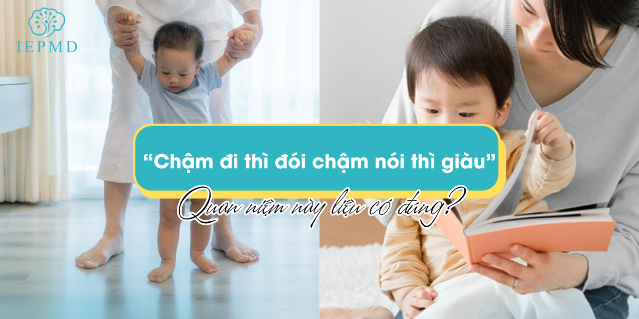 hình ảnh trẻ chậm nói